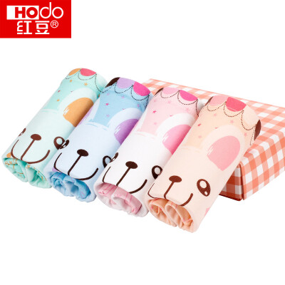 

Red beans (Hodo) girls underwear in the big children A standard 4 boxed shorts K720 cute rabbit 150/75