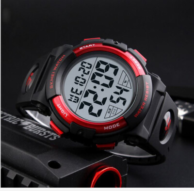 

Men's large dial waterproof watch multi-function electronic watches as gift for men