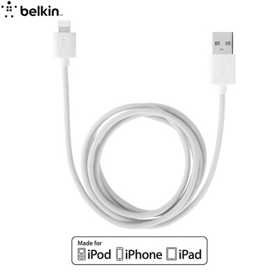 

Bell GoldenApple MFI линия данных аутентификации / провод зарядки интерфейс Lightning White 3 м для iPhone 7/7 Plus / 6s / 6с Plus / SE