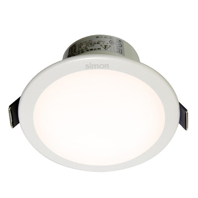 

Jingdong Supermarket] Simon (SIMON) LED Downlight Ceiling Light ivory White 4 Watt White White Hole 7.5-8.5 cm Crystal Can Series