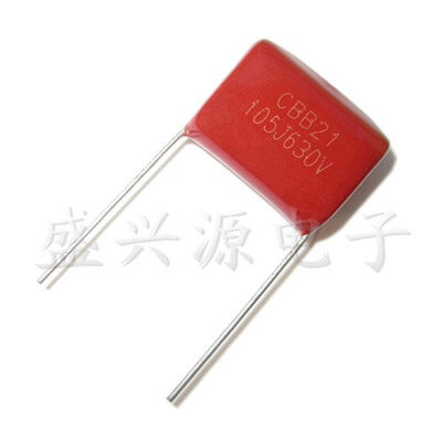 

10pcslot 630V105J 630V 1UF Pitch 20mm 105 1000NF CBB Polypropylene film capacitor new original free shipping