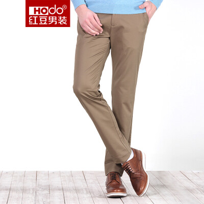 

Red Bean Hodo Men Casual Pants Men Solid Business Men Casual Pants Y3 Kaki 29