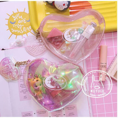 

Cute laser transparent jelly zero purse girl small fresh coin bag small cosmetic bag