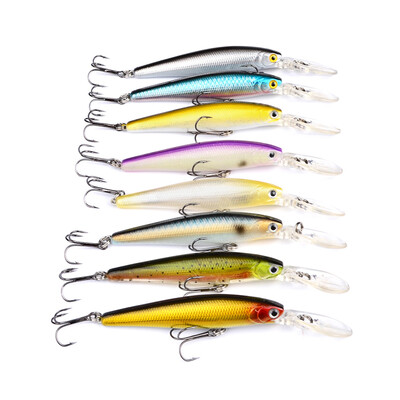 

1pc Top Fishing Bait экспортируется на рынок США 3-я Рыболовная снасть 8 цветов 13,5 г / 12,5 см Приманка высокого качества для рыбалки с 4 # крючком