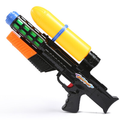 

Mother and child (babamama) children's water gun toys summer outdoor beach water high pressure jet 45 cm large pull water gun B2009 black