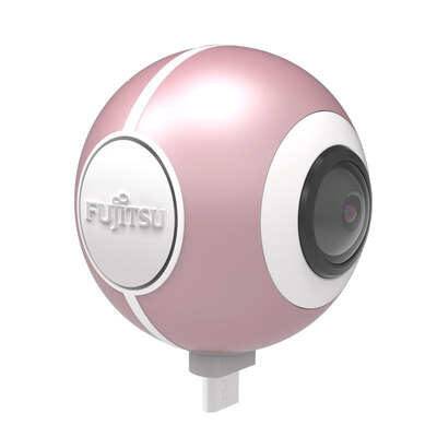 

Fujitsu (Fujitsu) NX300 VR панорамная фотография HD спорт камера портативный мини камера для Android телефонов Micro USB разъем / Type-C розового золота