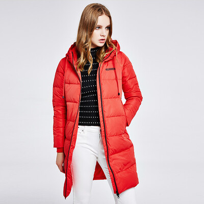 

Snow in the winter women's down jacket women loose hooded thick jacket in the long section X1601724 Xinyanghong | 1062 165