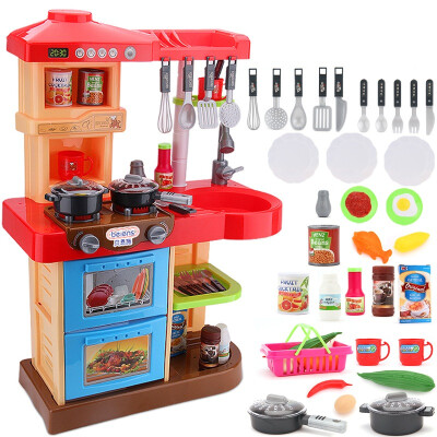 

BeiShi (beiens) educational toys children emulation housekeeper toy cosplay fantasy kitchen suite A8 red (new and old packaging random delivery