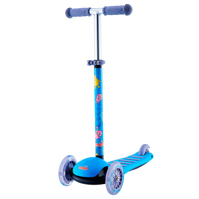 

Goofy children's scooter skateboard scooter baby slippery trike blue LB1503