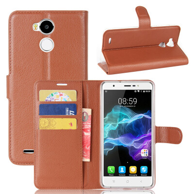 

GANGXUN Blackview R6 Case High Quality PU Leather Flip Cover Kickstand Anti-shock Wallet Case for Blackview R6