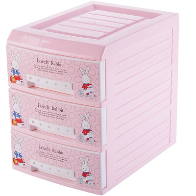 

Shunmei bathroom multi-purpose chest of drawers three-layer sealed multi-purpose box bathroom shelf SM-2802T