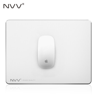 

NVV M2-S aluminum alloy mouse pad trumpet office game gaming metal mouse pad silver