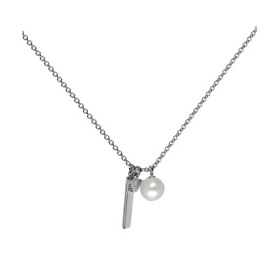 

Ms Emporio Armani silver pearl necklace EG3314040