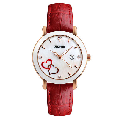

Waterproof leather watch as gift for women's