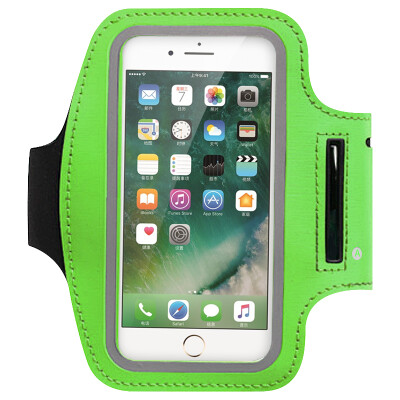 

BIAZE Racing mobile phone arm with outdoor riding touch screen arm bag for Apple iPhone / Huawei / millet / Samsung (5.8 inches in general) JK143-green