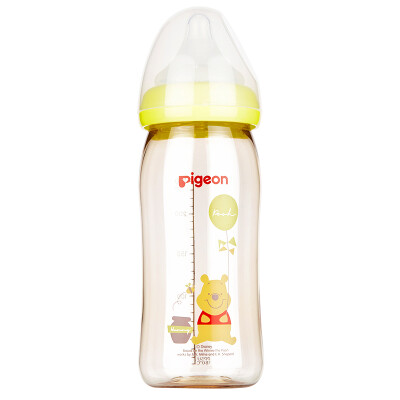 

Pigeon Ap161 Disney natural wide-bore PPSU painted plastic bottle 240ml with M pacifier Vini-balloon