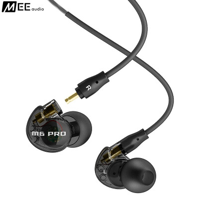 

MEELECTRONICS M6PRO профессиональный сценический монитор HiFi гарнитура уха провод наушников через черный