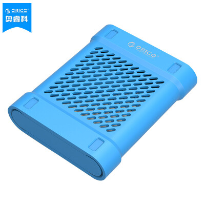 

ORICO PHS 35-inch mobile hard disk dedicated silicone protective cover shock sets can be used with easy drive line drop breathable colorful wear blue