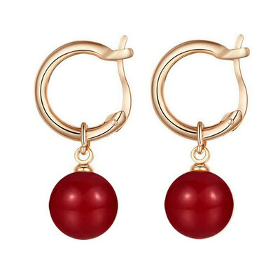 

Yoursfs @ Design Pendant Earrigns Природные настоящие жемчужины с надписью Big Ball Pearl Drop Earrings для женщин