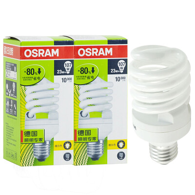 

OSRAM OSRAM value spiral spiral energy saving lamp 23W warm white E27 two loaded