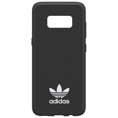 

Adidas 28200 Adidas clover classic simple TPU anti-slip anti-slip mobile phone case for the Samsung S8 5.8 inch black and white