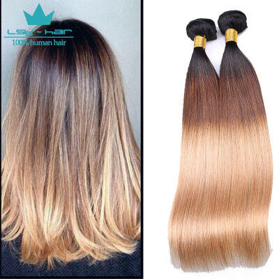 

7A Unprocessed Virgin Ombre Short Malaysian Straight Hair Extensions 1b427 Malaysian Hair 3 Bundles Ombre Human Hair Extension