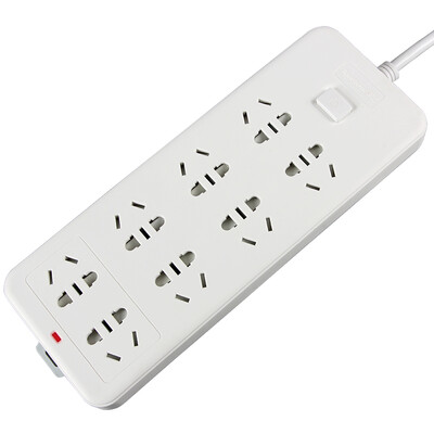 

Lengon 8-bit socket plug-in plug-in board new national standard total control row of wiring board children&39s safety door 1 square diameter 28 meters XD-K308