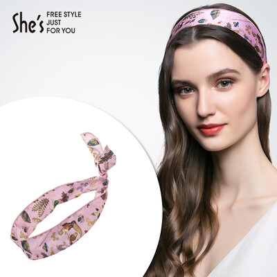 

shes Qian Zi headdress hair accessories hair with simple Mori girl DIY rabbit ears hair band hoop red