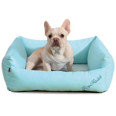 

Love treasure Jia JOYFAITH kennel cool cool nest four seasons removable wash dog mat Teddy Satsuma large dog golden hair Samoyed fist doghouse pad ice green