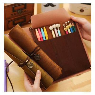 

Retro wind pirate treasure map pencil pencils pencils make - up bags pencil bag admission office supplies