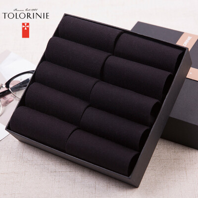 

Jingdong supermarket] TOLORINIE casual men's socks combed cotton business socks summer cotton socks breathable thin section of the state socks [10 double] K7495D0811 deep linen