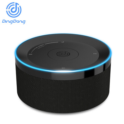 

[Speaker] Jingdong интеллектуальный Buzz (DingDong) TOP Intelligent Assistant голосового управления мини стереодинамики WIFI Bluetooth / выход AUX Cloud Music Box благородный черный