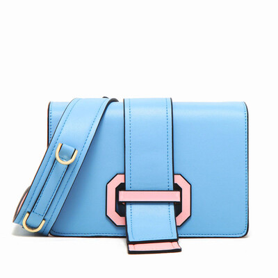 

MICOCAH Women Summer New Stitching Small Square Bag Wide Shoulder Messenger Bag 4 Colors CH50006