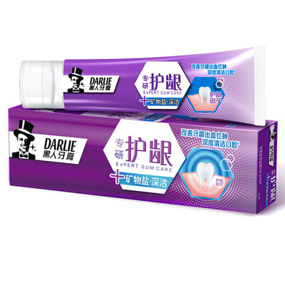 

Черный (Darlie) специализируется десневой уход зубная паста 120г (минеральные соли)