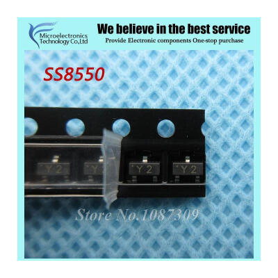 

200pcs free shipping SS8550 S8550 Y2 Bipolar Transistors - BJT 625mW 25V 1500mA SMD SOT23-3 new original