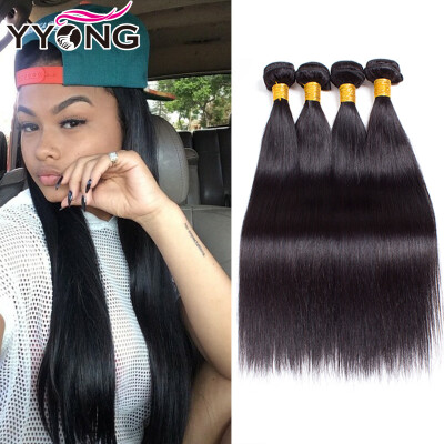 

Hot Brazilian Virgin Hair Straight YYONG Hair Products 8A Grade Unprocessed Brazilian Straight Hair 4 Bundles 100% Human Hair