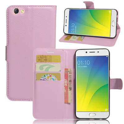 

GANGXUN Oppo F3 Plus Case High Quality PU Leather Flip Cover Kickstand Anti-shock Wallet Case for Oppo R9s Plus