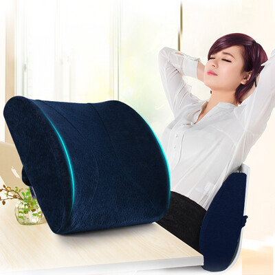 

Good Austrian memory cotton pad pregnant women car lumbar office leisure waist by navy blue