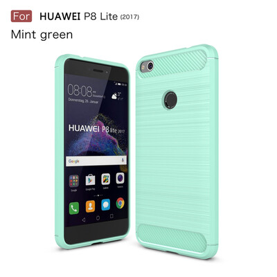 

Huawei P8 Lite 2017 Корпус против скользкой стойкой к царапинам Противоударная легкая крышка бампера для Huawei Honor 8 Lite