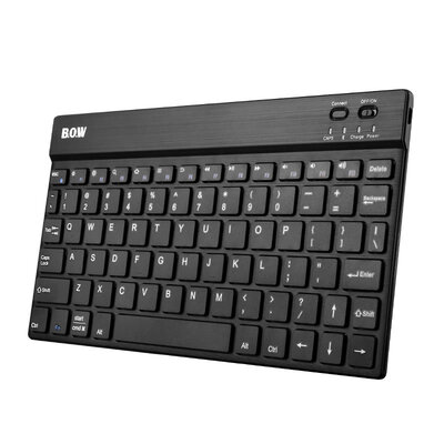 

BOW HB005D Rechargeable Portable Wireless Bluetooth Keyboard Black