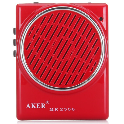 

Любовь урок (AKER) MR2506 портативный беспроводной инфракрасный пульт дистанционного управления звуком обучающие руководства громкоговорителя (красный)