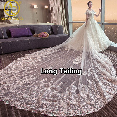 

Designer 2017 Luxury Saudi Arabia Wedding Dress long Tail Ball Floor Length See through Back Bridal Gowns Princess Wedding Dress