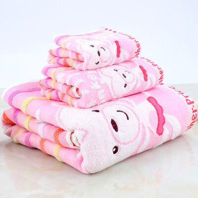 

Fisher-Price Children's Towel Set Dream Paradise Scarf Towel Towel Three-piece Yellow Lion