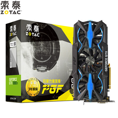 

(ZOTAC) Видеокарта GTX1060-6GD5 Supreme Plus OC 1607-1835 / 8108MHz 6G / 192bit GDDR5 PCI-E