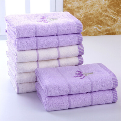

Xin brand towel home textiles lavender cotton ladies soft skin towel 8 pieces installed 4 m 4 purple 60g article 30 50cm