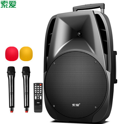 

Sony Ericsson (SAaiy) SA-X12 Speaker Sound Square Dance Аудио Портативный мобильный наружный динамик Высокомощный Bluetooth-адаптер для карт памяти Двойной микрофон