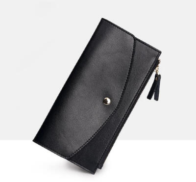 

Fashion clamshell zipper holding bag Jue Shi leather long section of ultra-thin ladies wallet