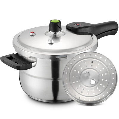 

Ai Shida 20cm six insurance magnetic energy stainless steel pressure cooker D1820