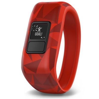 

Jimmy (GARMIN) vivofit jr. Children's smart watch sports hand-ring parent-child interaction target training health activities track volcanic red