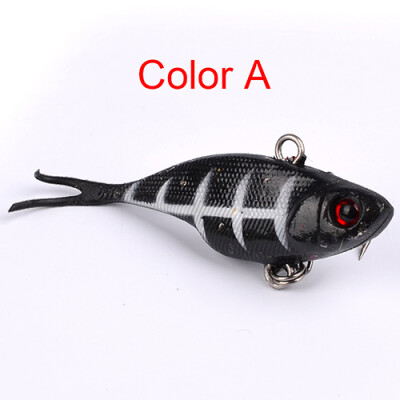 

1PC Soft Fishing Lures 6cm-2.36"/15g-0.53oz Soft Lead Bait 8# High Carbon Hook 5 Colors Silicon Wobblers Fishing Tackle